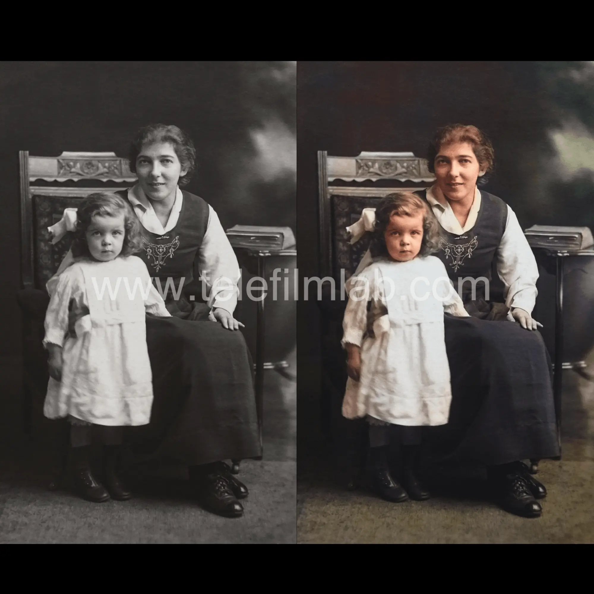 Colorización de fotografías b/n.
